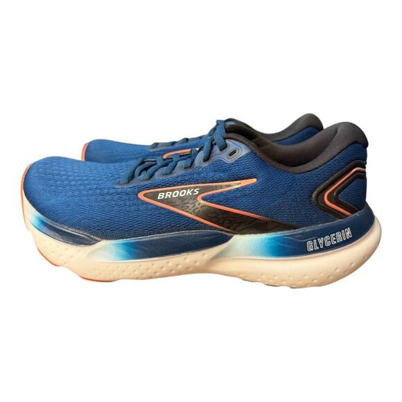 Brooks Glycerin 21 Blue Running Shoe Men size 9 - Picture 2 of 10